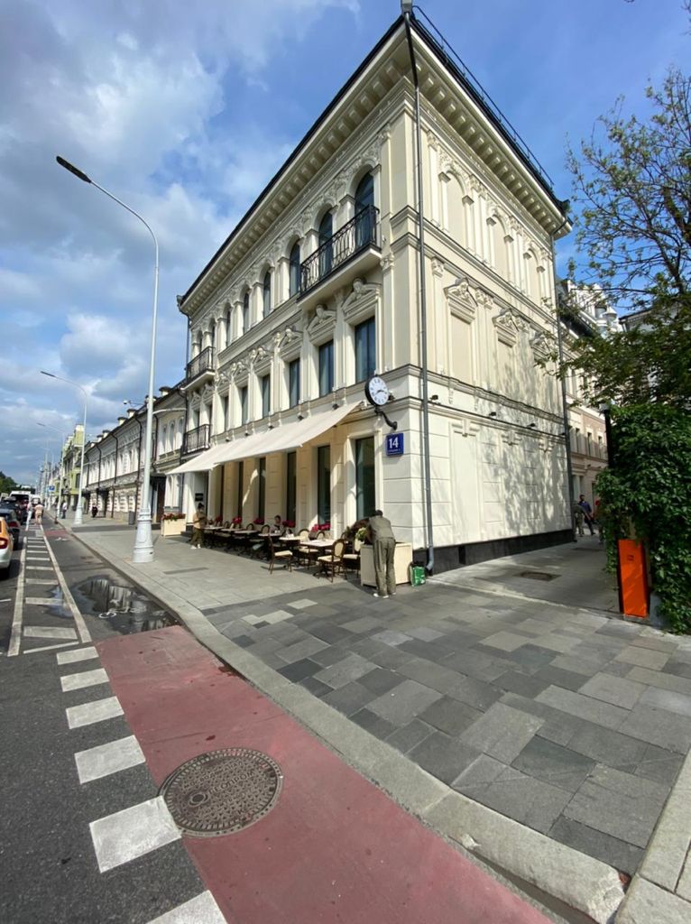 фасад дома, здание по адресу г Москва, Тверской б-р, д 14 стр 5 